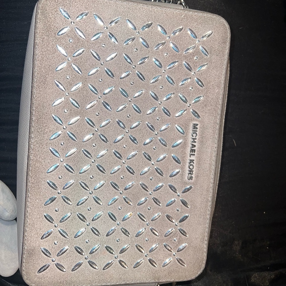 Grey Michael Kors purse